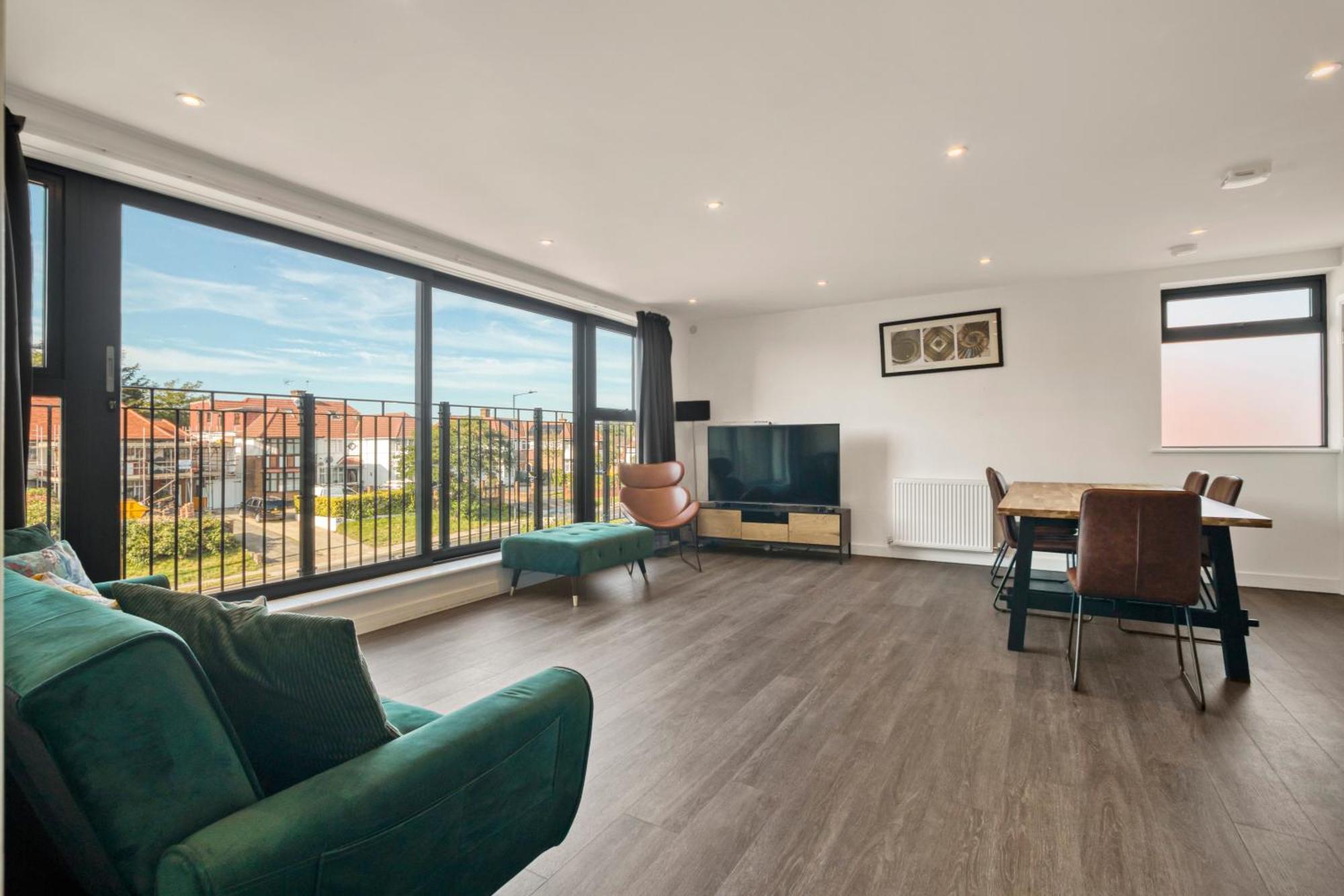 Apartamento Modern Penthouse In Wembley Londres Exterior foto